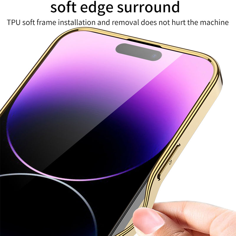 GKK galvanické pouzdro na telefon pro iPhone 14 Pro Max Slim Case TPU+PC+PU kožené pouzdro na telefon GKK galvanické pouzdro na telefon pro iPhone 14 Pro Max Slim Case TPU+PC+PU kožené pouzdro na telefon